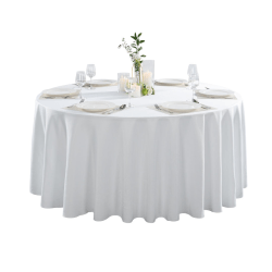 7sdbkfok 1747335596 White Round Tablecloth