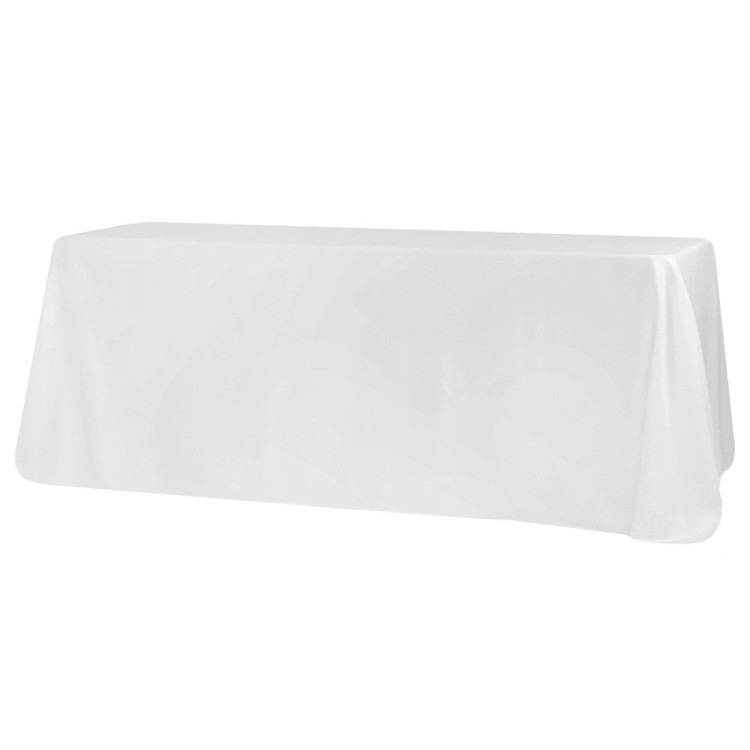 White Rectangle Tablecloth