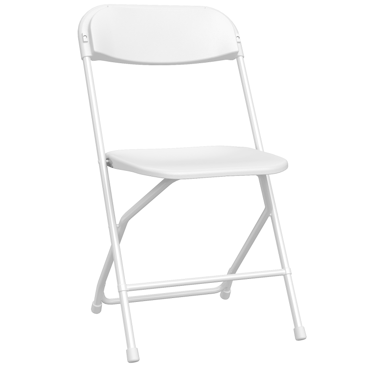 While Folding Chairs