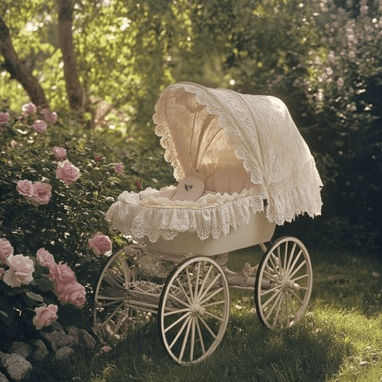 Baby Antique Carriage - Small